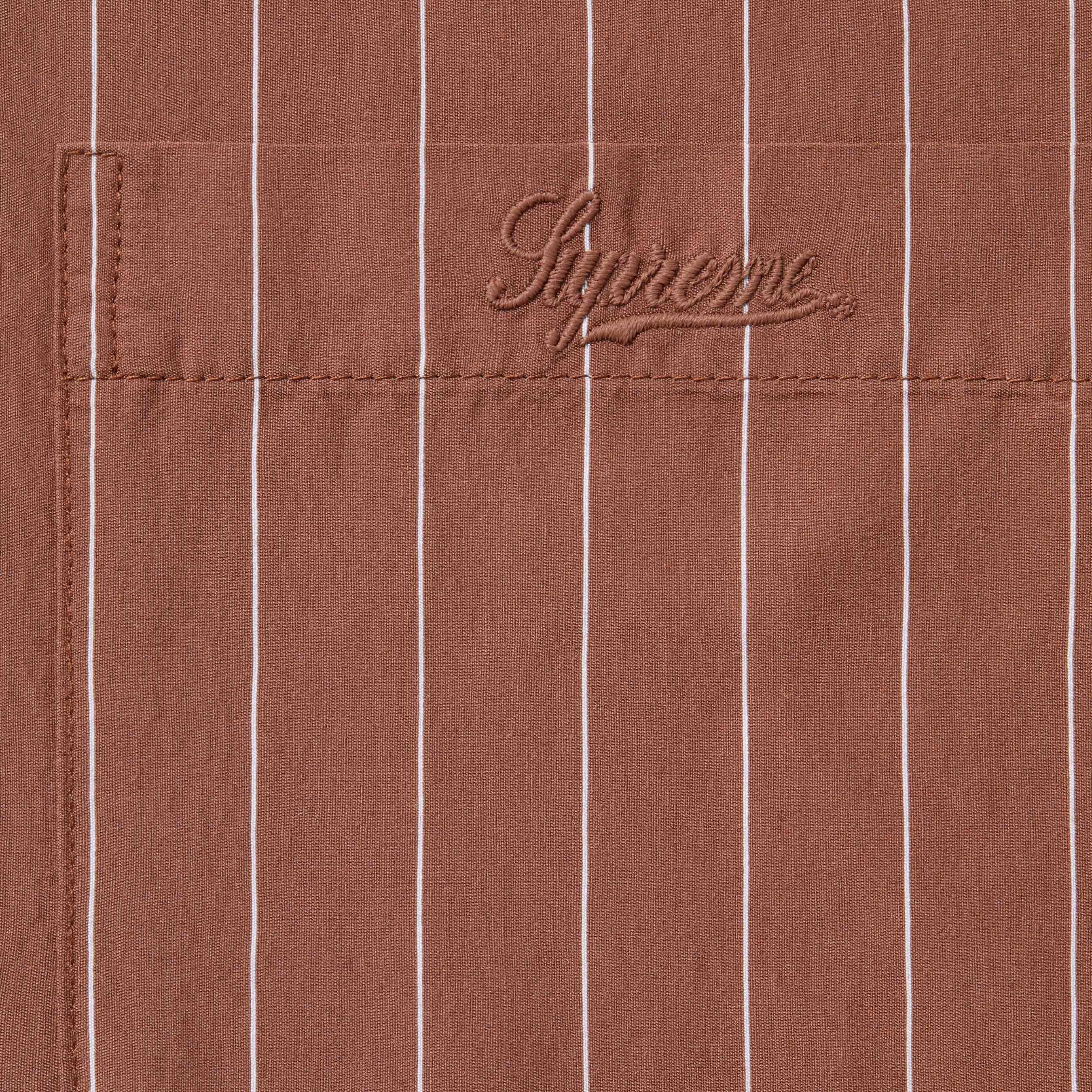 Stripe S/S Pajama Shirt view 6